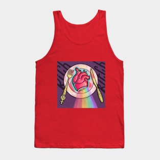 heart unicorn Tank Top